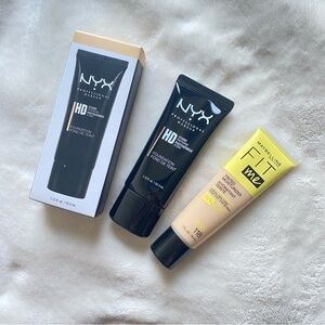 Brand New NYX Foundation & Maybelline Fit Me Tinted Moisturizer Bundle